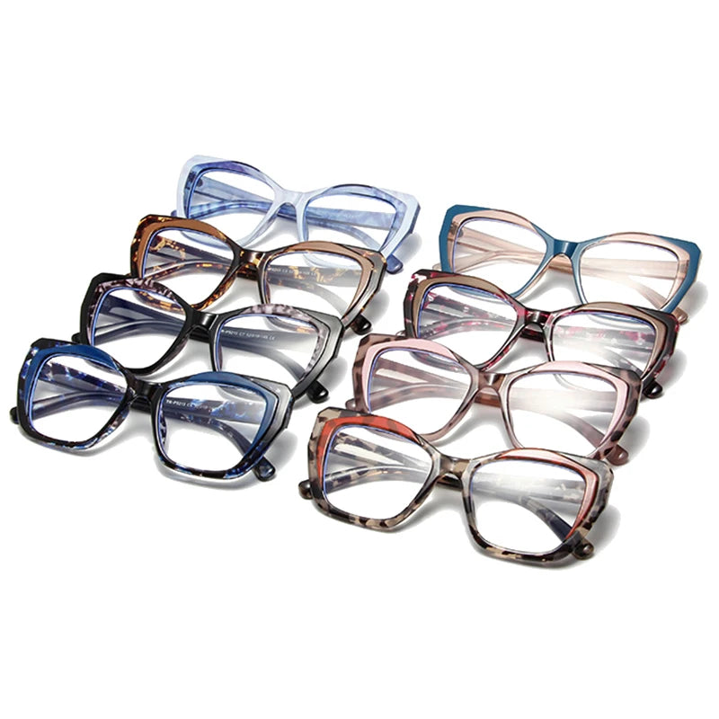 Collection of Retro Colorful Leopard Frame Cat Eye Eyewear