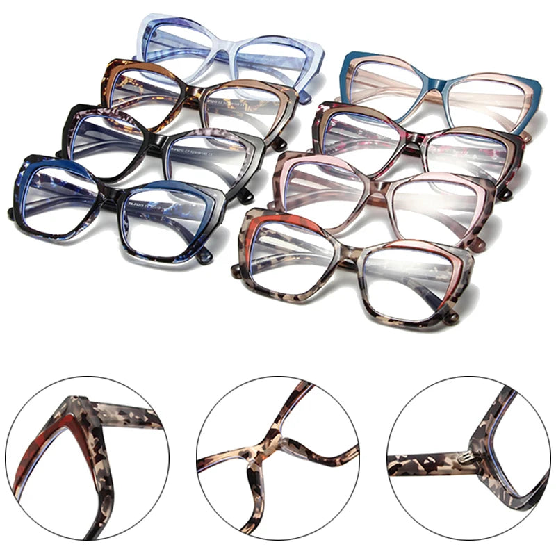 Collection of Retro Colorful Leopard Frame Cat Eye Eyewear