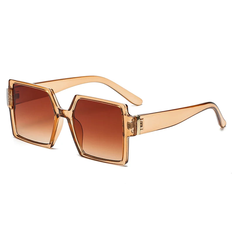 Retro Cycling Square Large Frame Sunglasses