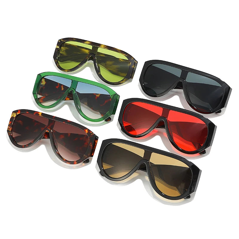 Collection of Retro Fashion Oversized Pilot Women Sunglasses