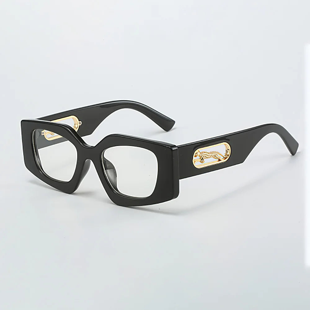 Retro Oval Sunglasses black