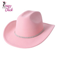 Rhinestone Girls Cowboy Hat Sassy Chick Logo