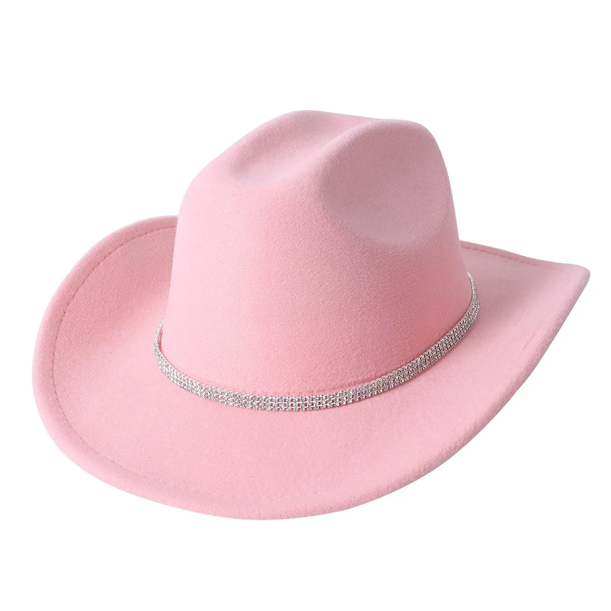 Pink Rhinestone Girls Cowboy Hat