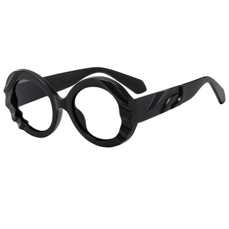 black frame eye glasses