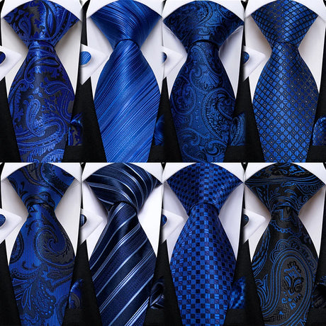 Royal Blue Men tie Set Collection