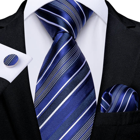 multi-color stripes necktie set