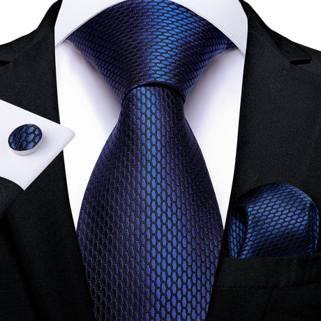 dark blue necktie set