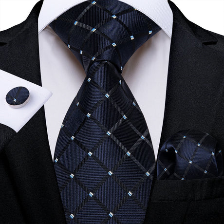 black necktie set
