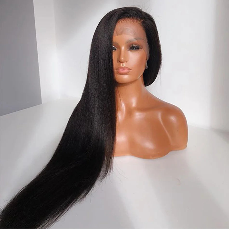 Yaki Straight Human Hair Wig