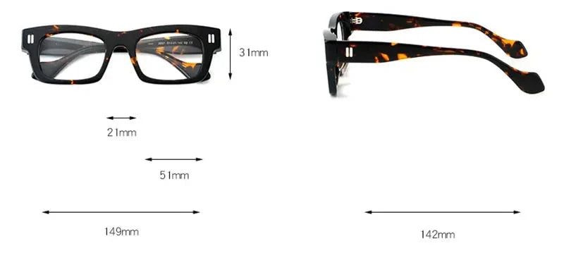 Size of Splicing Retro Thick Board Glasses Presbyopia and Myopia Customized