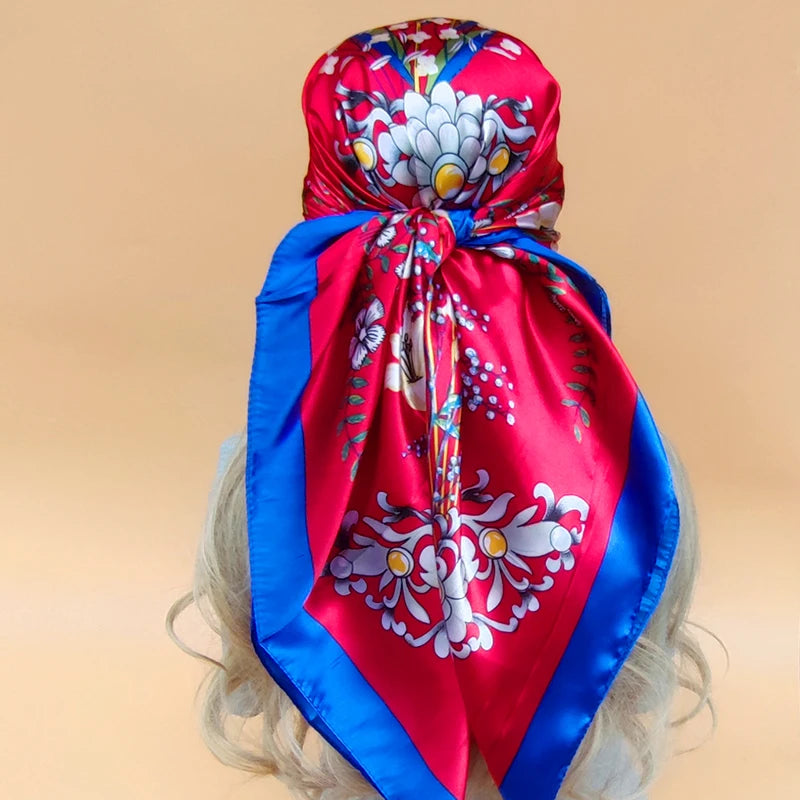 Square Silk Beach Shawl