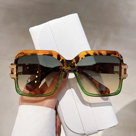 Oversized Vintage Square Sunglasses