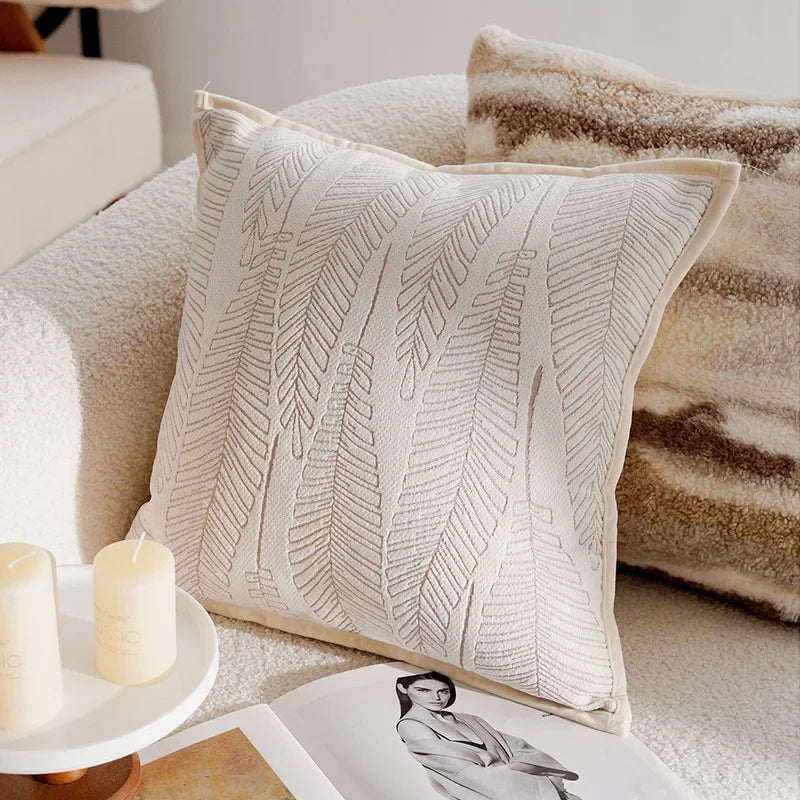 Light Luxury French Stamping Pillow Cover
