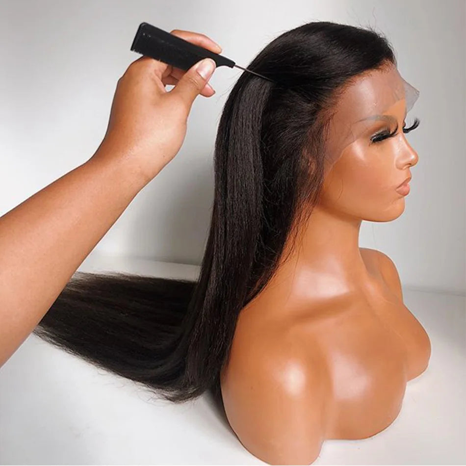 Yaki Straight Human Hair Wig