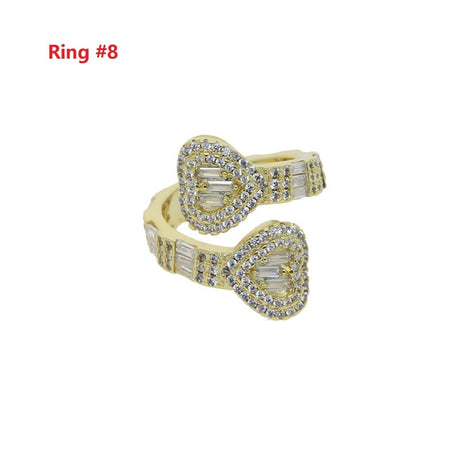 Dazzling Geometric Classic Heart-Shaped Bracelet
