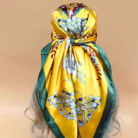 Square Silk Beach Shawl