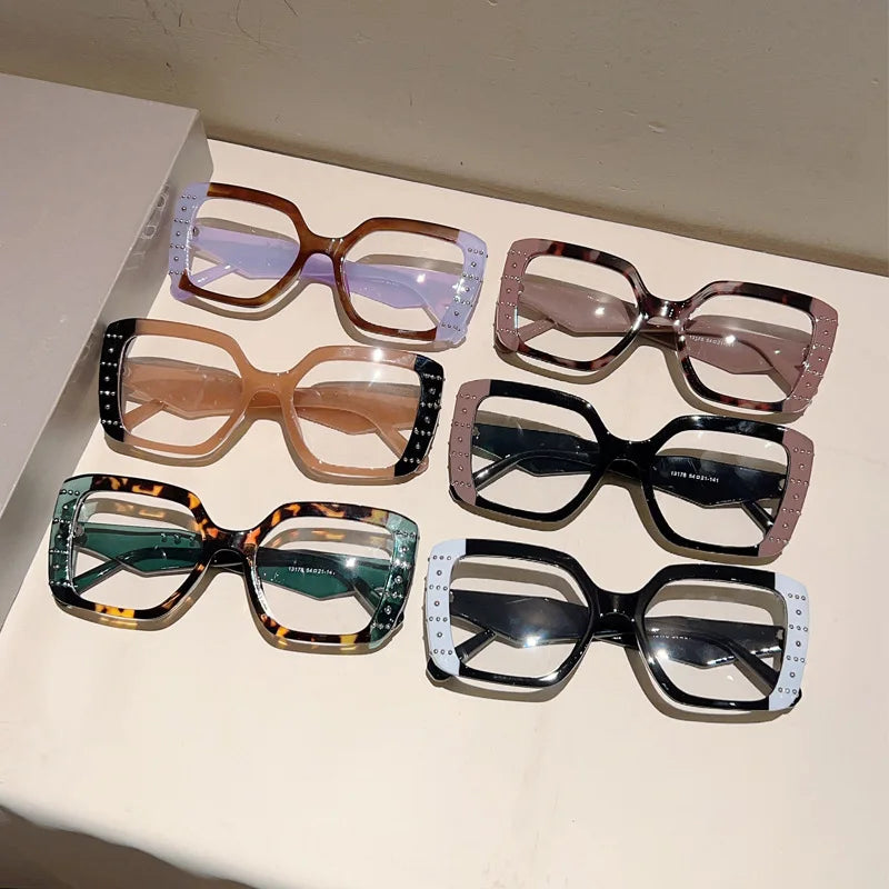 Rivet Punk Anti Blue Light Optical Glasses
