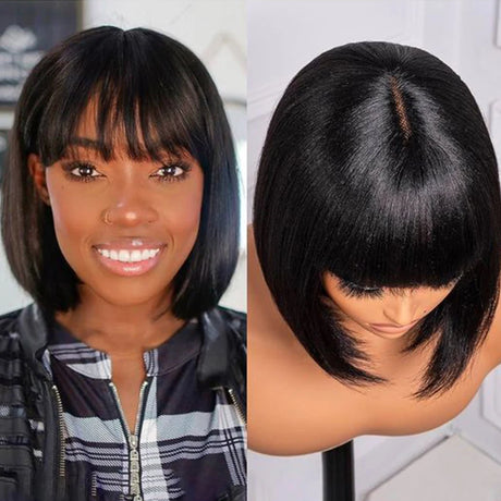 Brazilian Straight Human Hair Wig