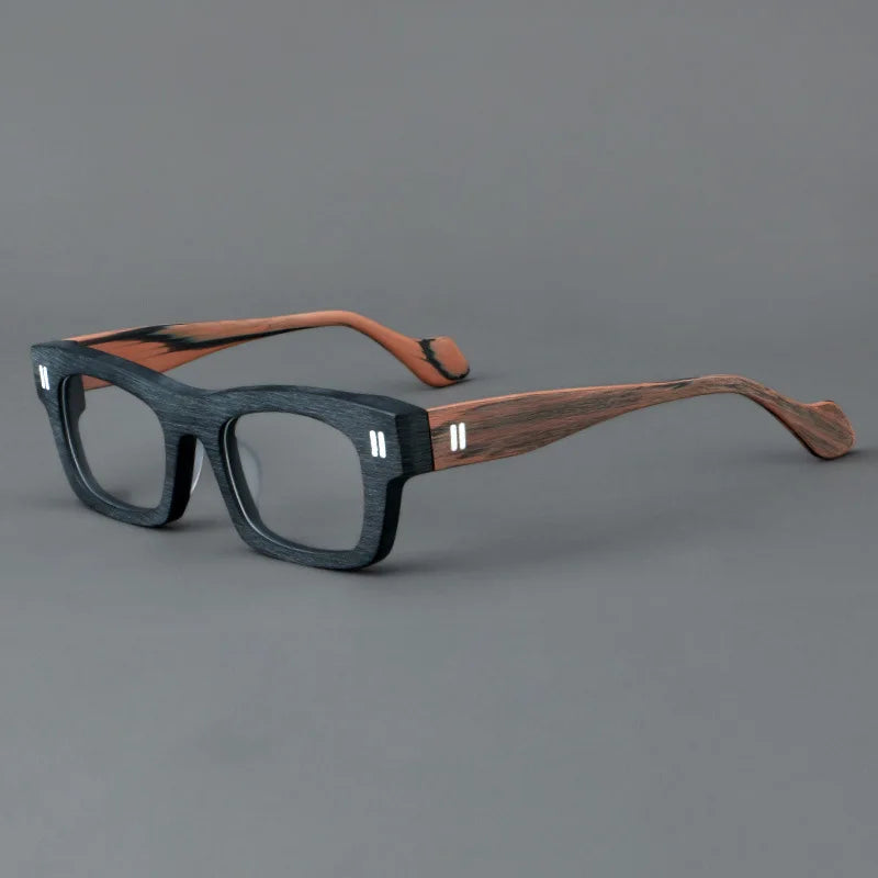 Splicing Retro Thick Board Glasses Presbyopia and Myopia Customized