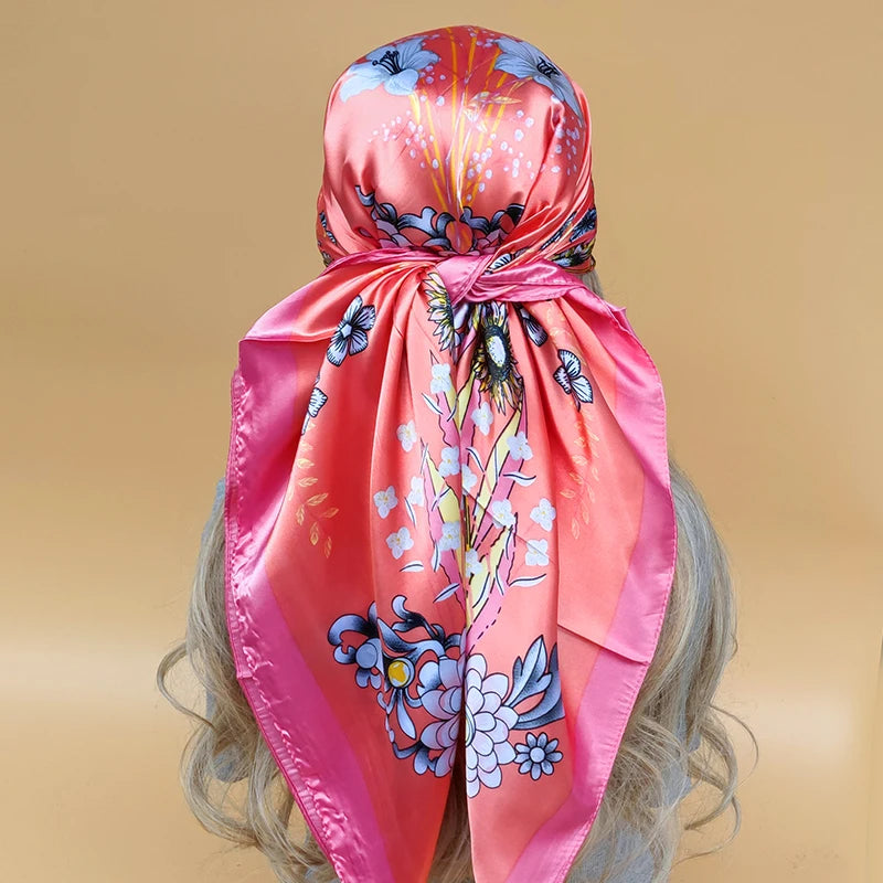 Square Silk Beach Shawl