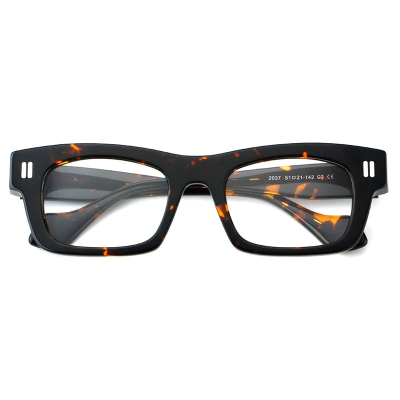 Splicing Retro Thick Board Glasses Presbyopia and Myopia Customized