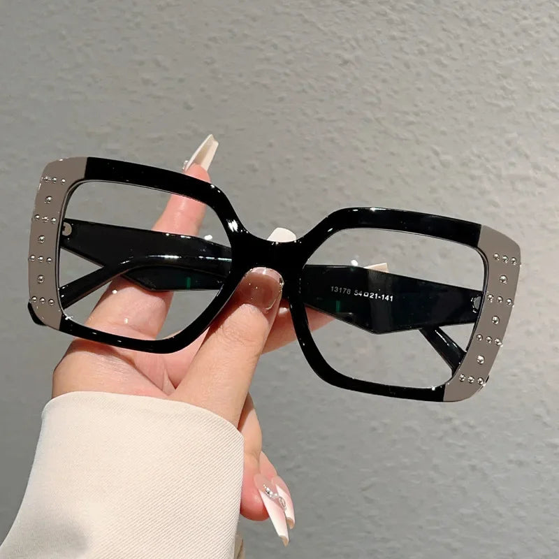 Rivet Punk Anti Blue Light Optical Glasses
