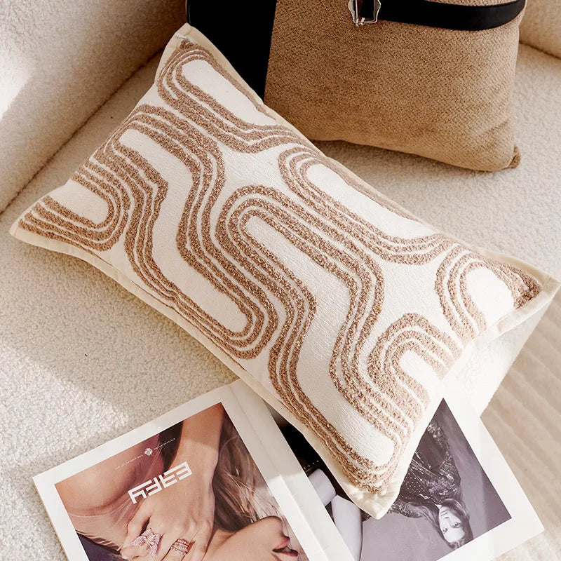 Light Luxury French Stamping Pillow Cover