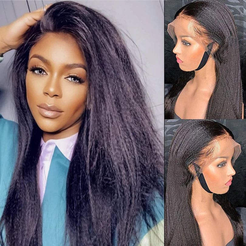 Yaki Straight Human Hair Wig