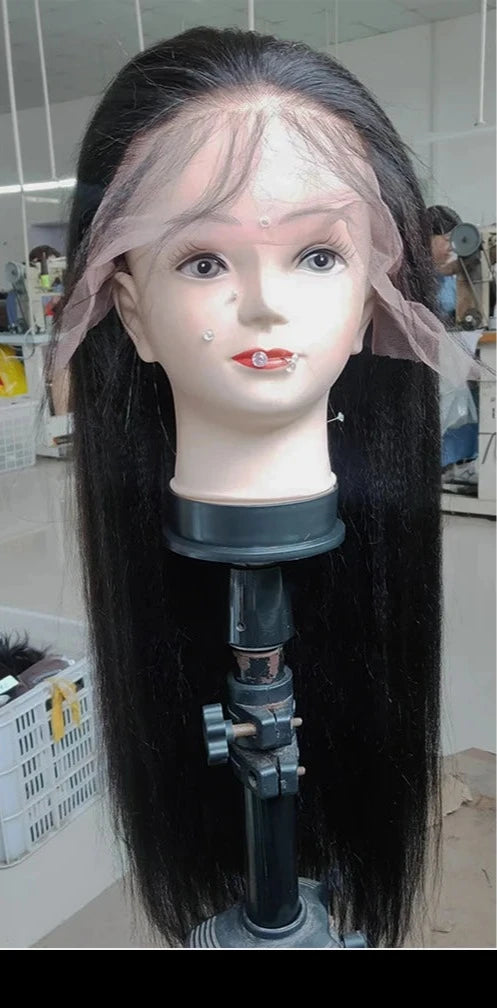 Yaki Straight Human Hair Wig