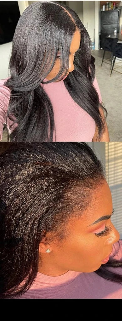 Yaki Straight Human Hair Wig