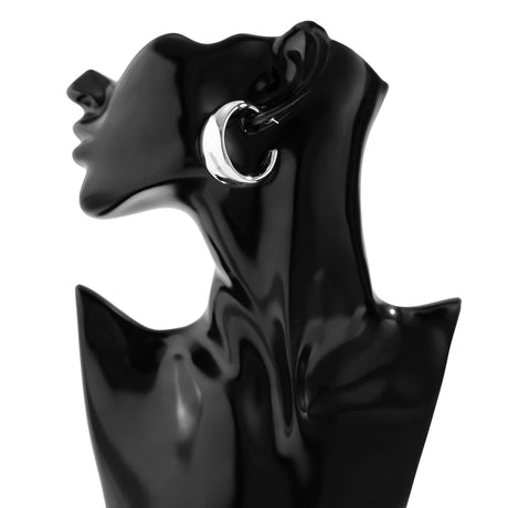 Punk Long Circle Drop Earring