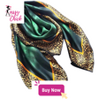 Emerald Green Silk Scarf