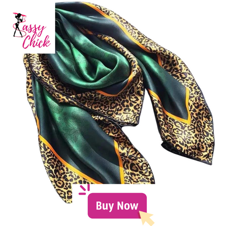 Emerald Green Silk Scarf