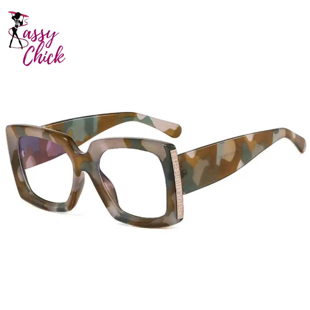 Square Retro Oversized Reading Eyewear
