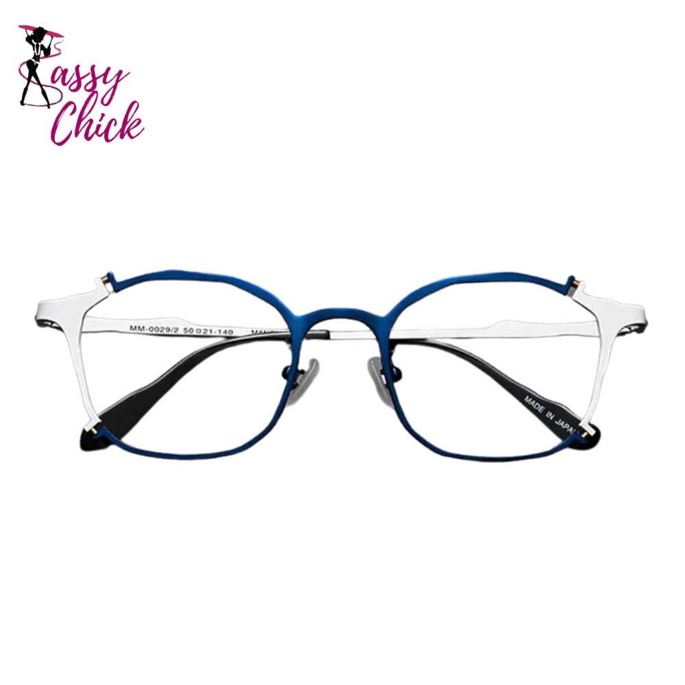 Retro Pure Titanium Irregular Square Ultra-Light Material