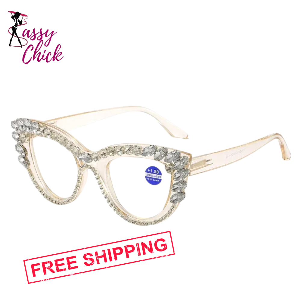Diamond Cat Eye Eyewear
