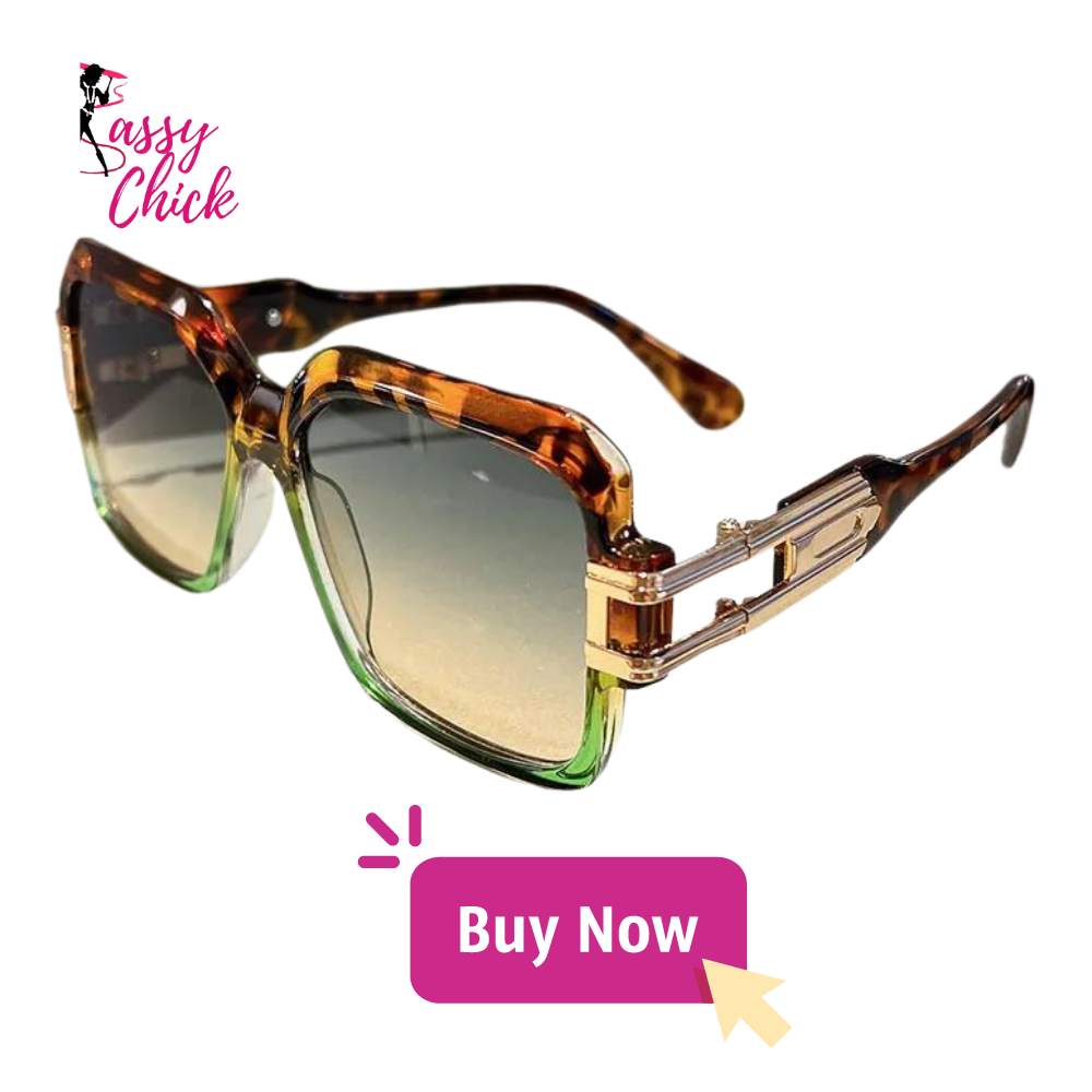 Oversized Vintage Square Sunglasses