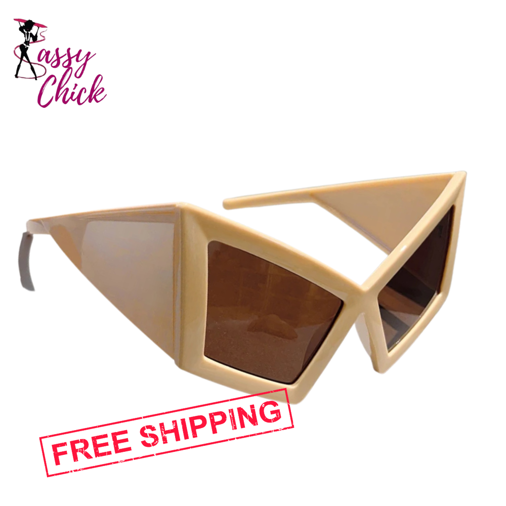 Hip-hop Oversized Cat Eye Sunglasses