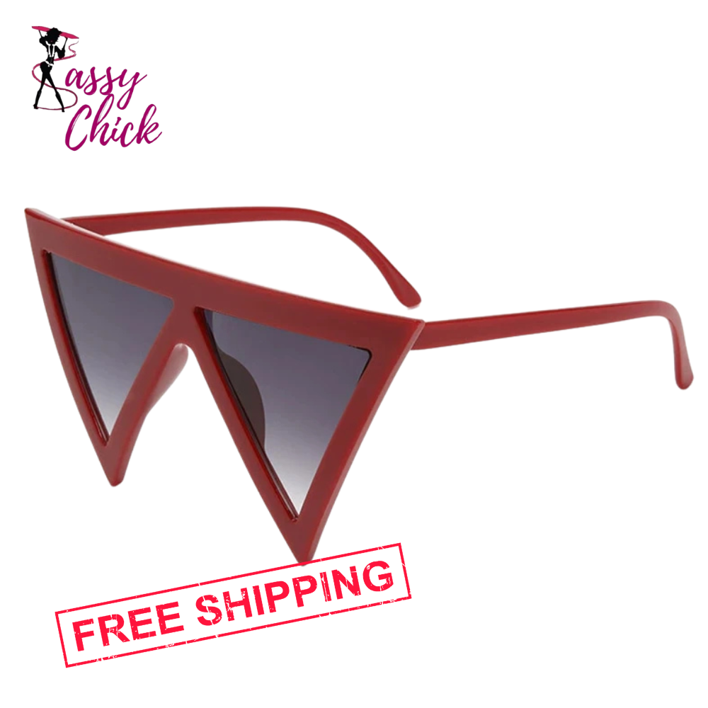 Oversized Triangle Punk Sunglasses