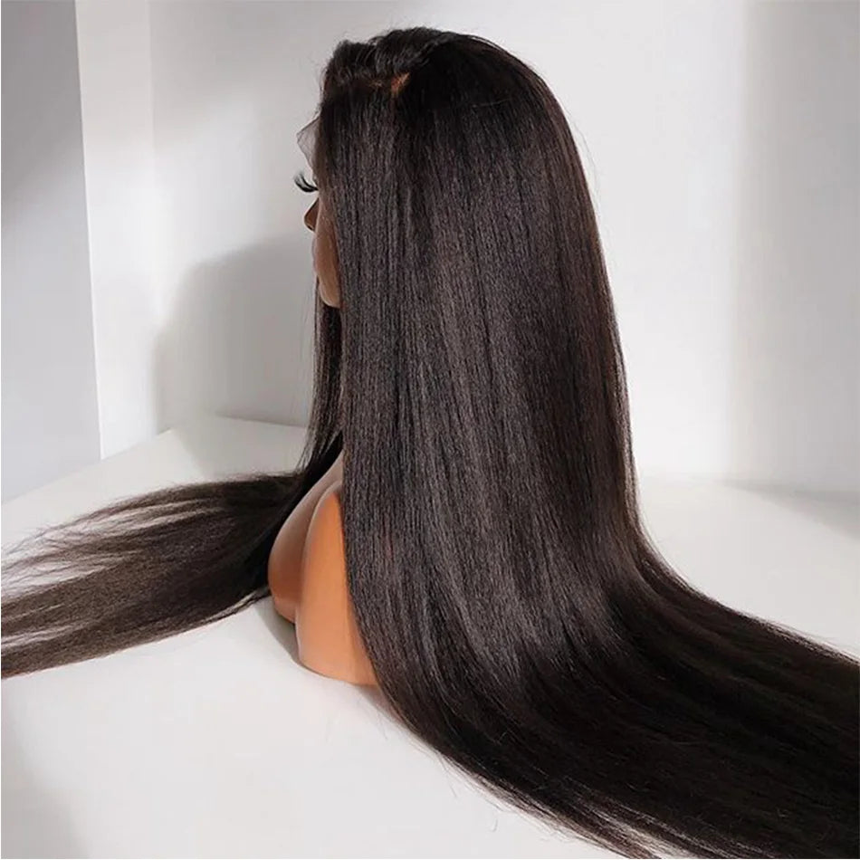 Yaki Straight Human Hair Wig