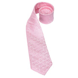 Pink Floral Silk Necktie