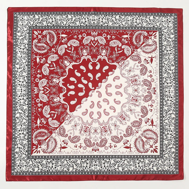 red grey bandanna