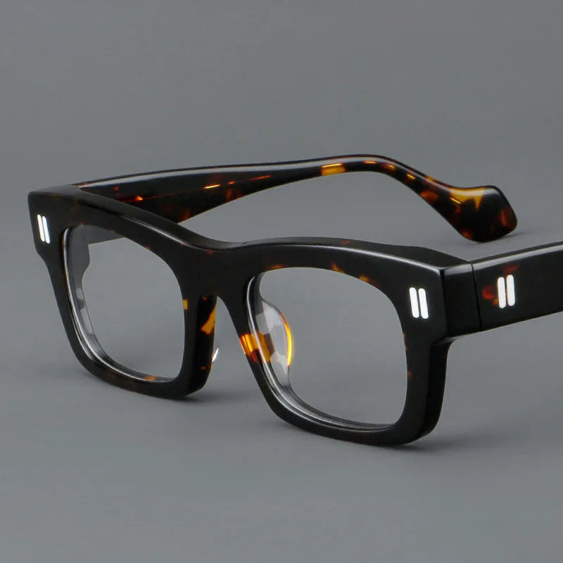 Splicing Retro Thick Board Glasses Presbyopia and Myopia Customized