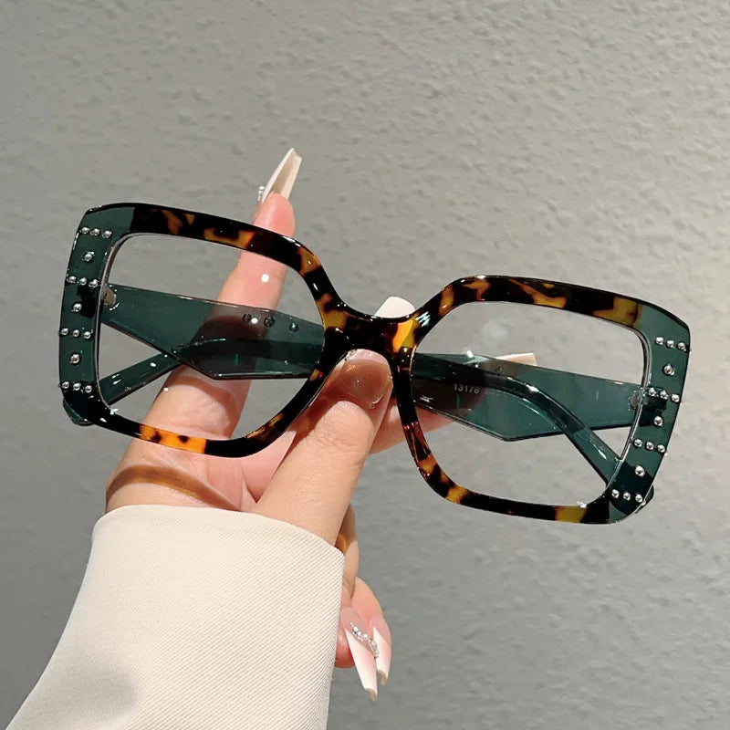 Rivet Punk Anti Blue Light Optical Glasses