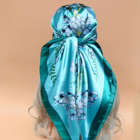 Square Silk Beach Shawl