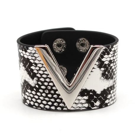 Leopard Wrap Leather Bracelet