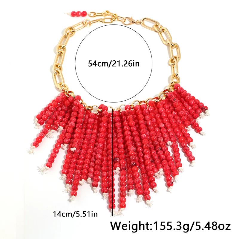 Girl Trendy Vintage Statement Bohemian Necklace