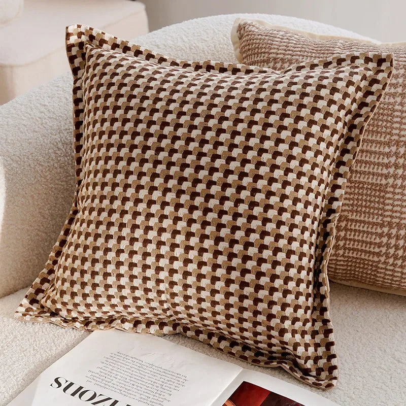 Light Luxury French Stamping Pillow Cover