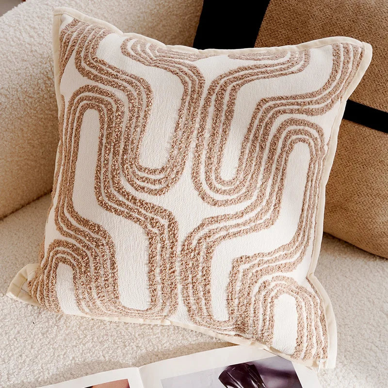 Light Luxury French Stamping Pillow Cover