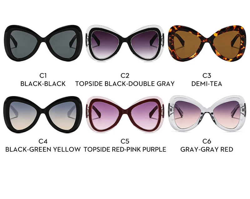 Women’s Cat-Eye Butterfly Sunglasses